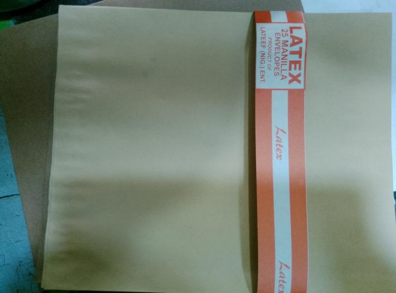 Fulscap manilla envelope 