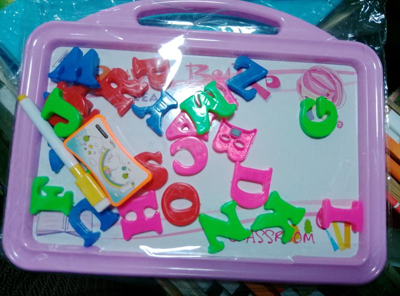 Writing Board with letters 