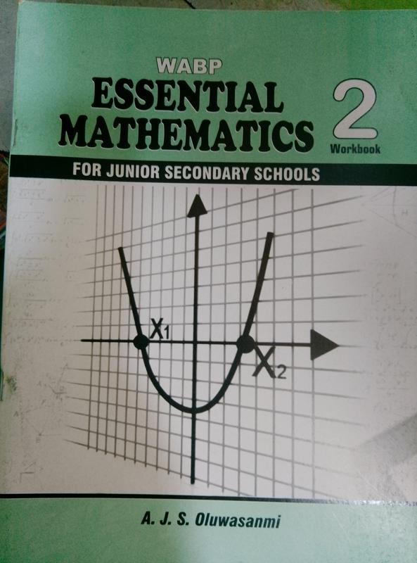 NEW Wabp essential mathematics wkbk JSS 2