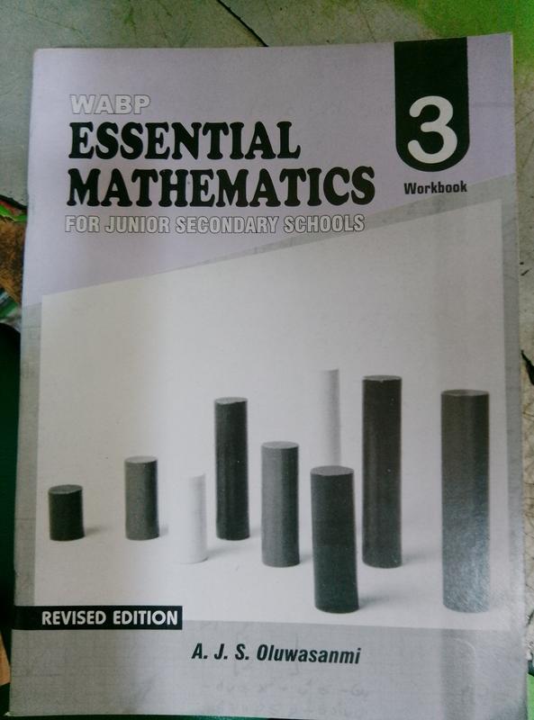 NEW Wabp essential mathematics wkbk JSS 3