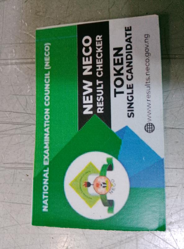 NECO scratch card 