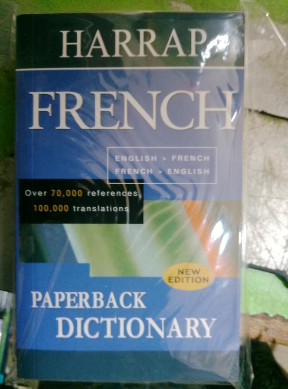 Harrap french dictionary 