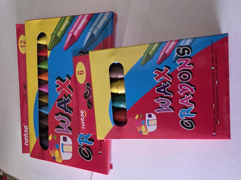 Jumbo Wax crayon by 6