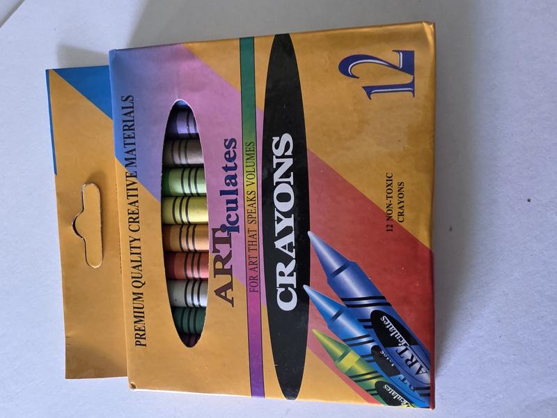 Yellow crayon