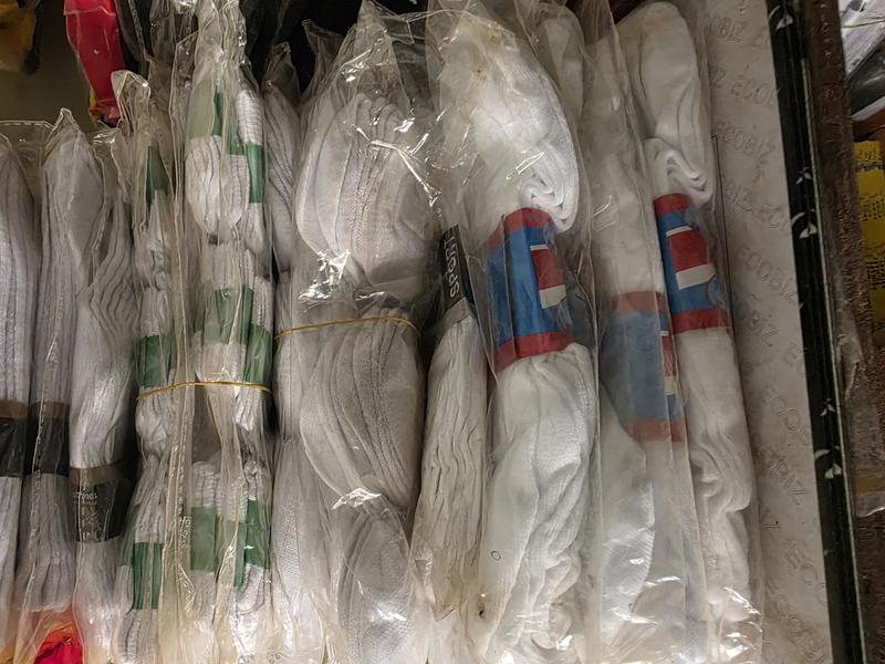 1-5 white socks