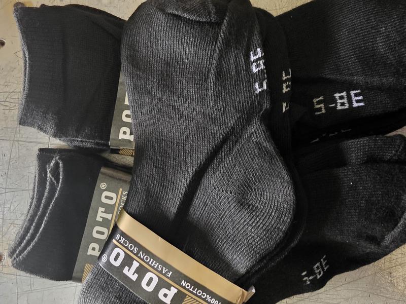 5-8 black socks