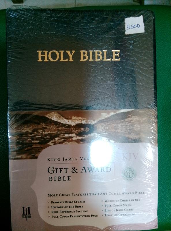 Gift and award bible 