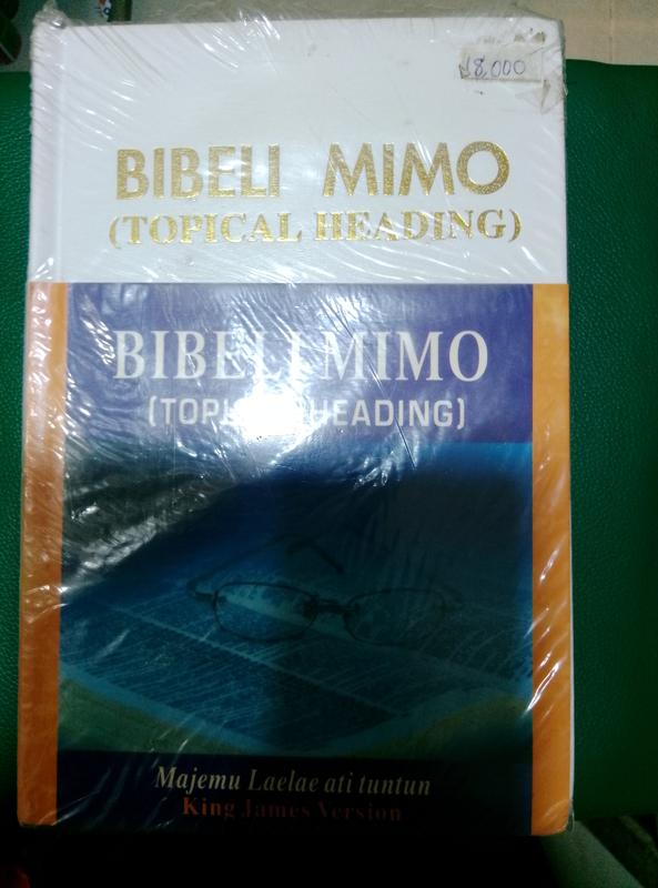 White big Yoruba bible 