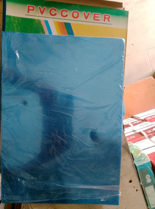 A3 blue nylon pvc