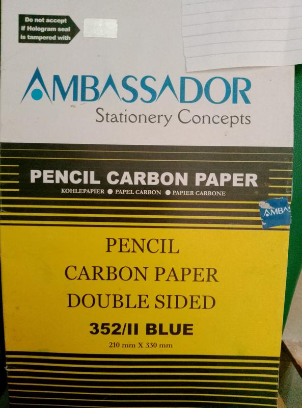 Ambassador Carbon paper