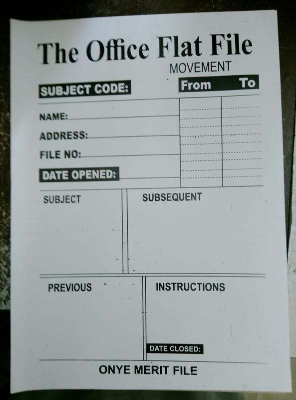 Office flat file
