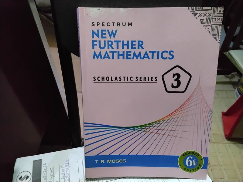 Spectrum further maths ss3