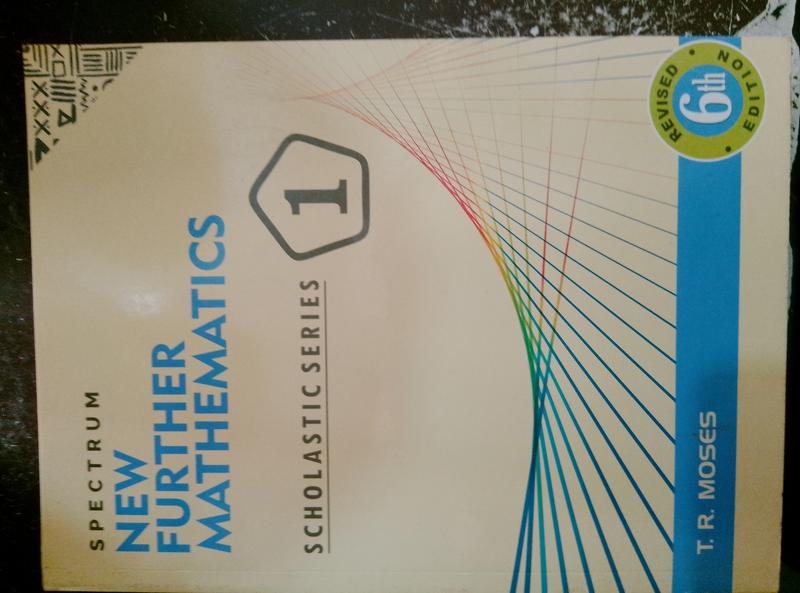 Spectrum further mathematics SSS 1