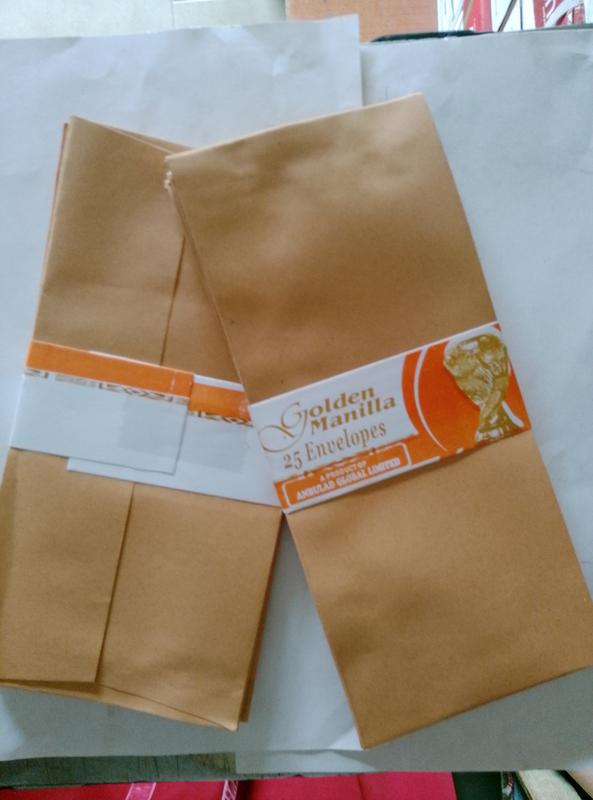 Brown manilla envelope 
