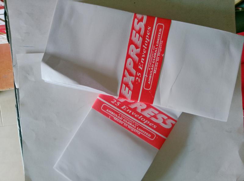 Angel white envelope 