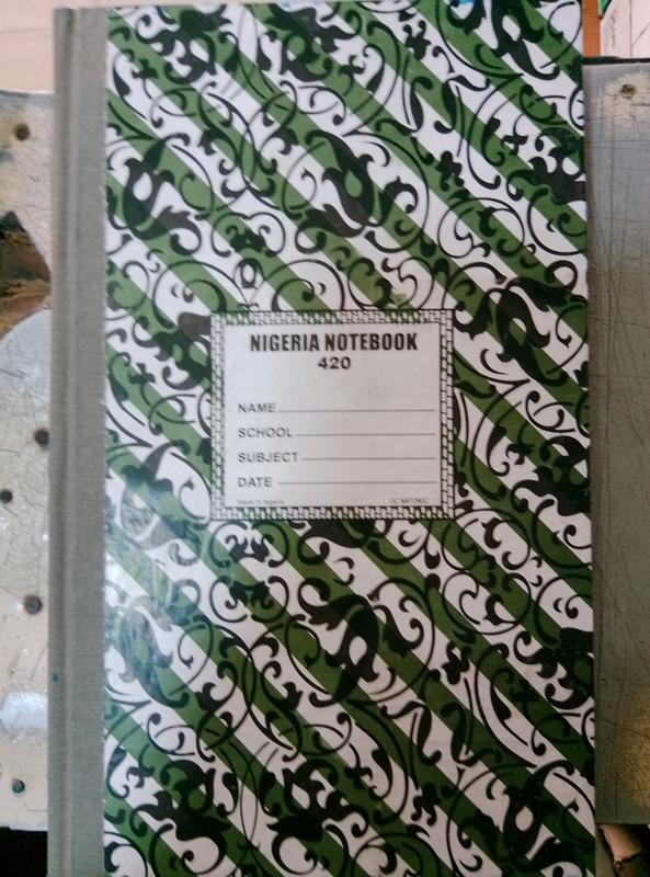 Long hard cover note 